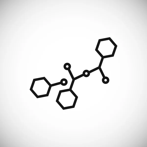 スパイラル形状のアイコンで生成する化合物 — ストックベクタ
