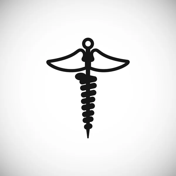 caduceus tıbbi simge vektör