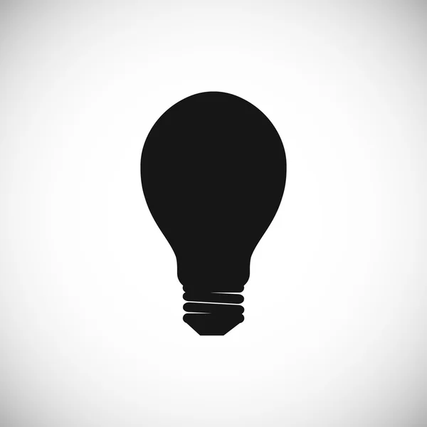 Beyaz arkaplanda ampul simgesi