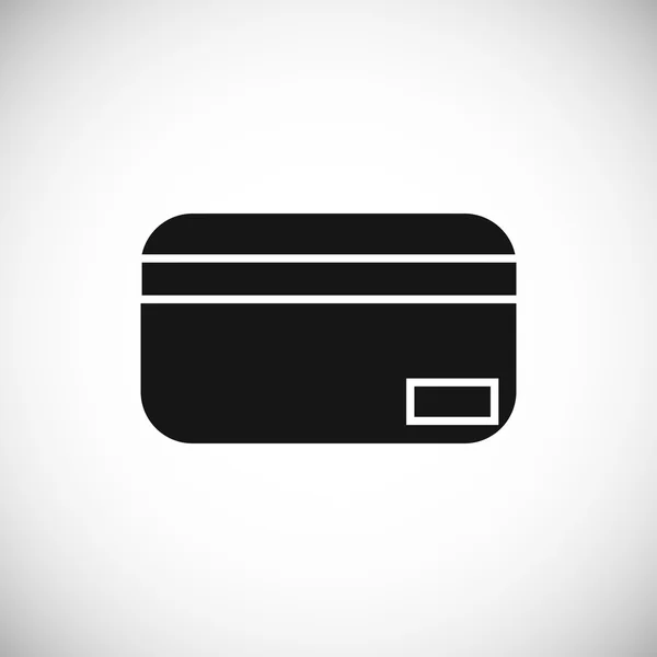 Credit Card Icon White — Stock Vector