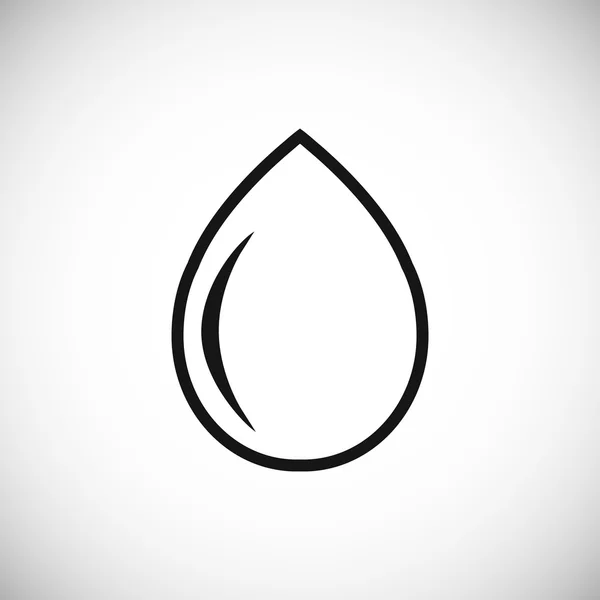 Simge vektör beyaz damla 