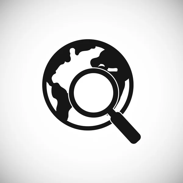 Dünya Büyüteç arama simgesi