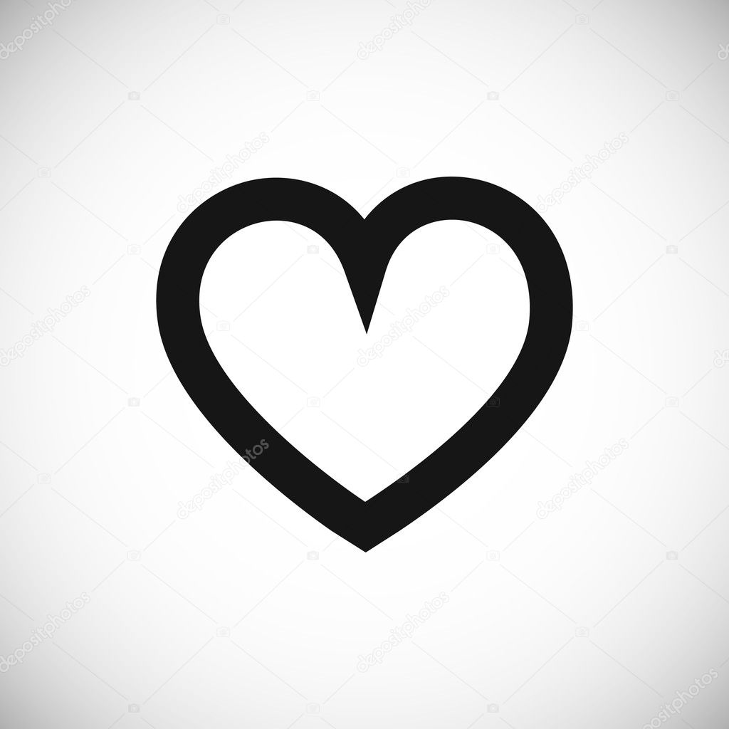 Heart applique background icon