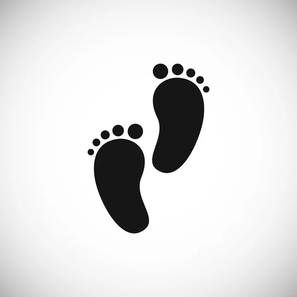 Beyaz ayak simgesini 