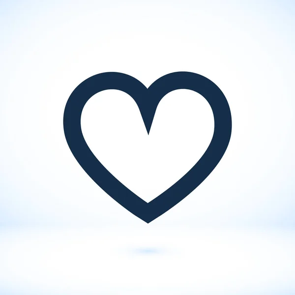 Corazón Apliques Icono Fondo — Vector de stock