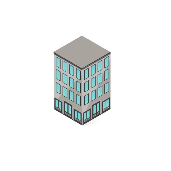 House isometric vector icon — Stock Vector