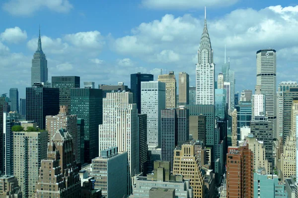 Nueva York, Estados Unidos. 26 de agosto de 2016. Aérea de la ciudad de Nueva York — Foto de Stock