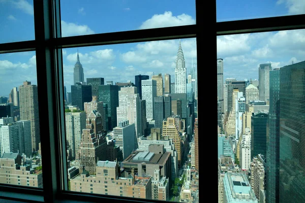 Nueva York, Estados Unidos. 26 de agosto de 2016. Aérea de la ciudad de Nueva York — Foto de Stock