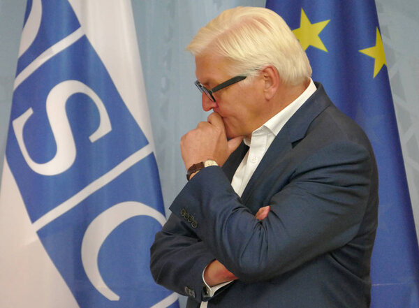 Federal Foreign Minister Dr Frank-Walter Steinmeier at the Infor