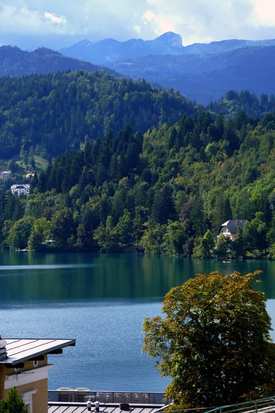 Schöne aussicht auf die julianischen alpen von slowenien, europa — Stockfoto