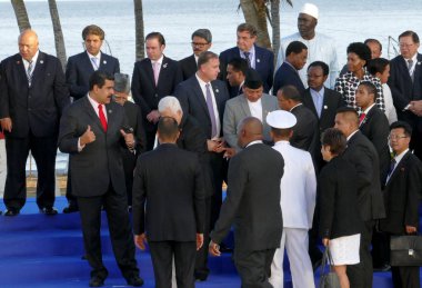 Porlamar, Venezuela. 17th Eylül 2016 - Delegat devlet başkanları