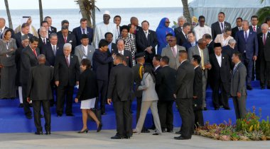 Porlamar, Venezuela. 17th Eylül 2016 - Delegat devlet başkanları