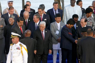 Porlamar, Venezuela. 17th Eylül 2016 - Delegat devlet başkanları