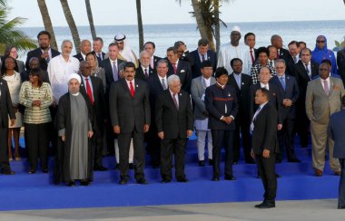 Porlamar, Venezuela. 17th Eylül 2016 - Delegat devlet başkanları