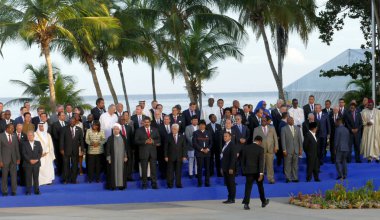 Porlamar, Venezuela. 17th Eylül 2016 - Delegat devlet başkanları