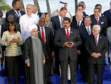 Porlamar, Venezuela. 17th Eylül 2016 - Delegat devlet başkanları
