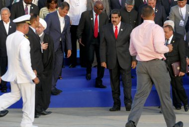 Porlamar, Venezuela. 17th Eylül 2016 - Delegat devlet başkanları