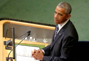 Bizi Başkan Barack Obama konuşma, genel kurul o tutar