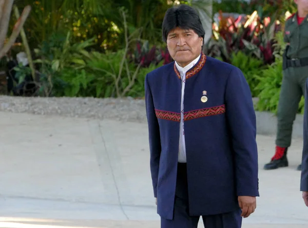 Порламар, Венесуэла. 17 сентября 2016 - Президент Боливии — стоковое фото