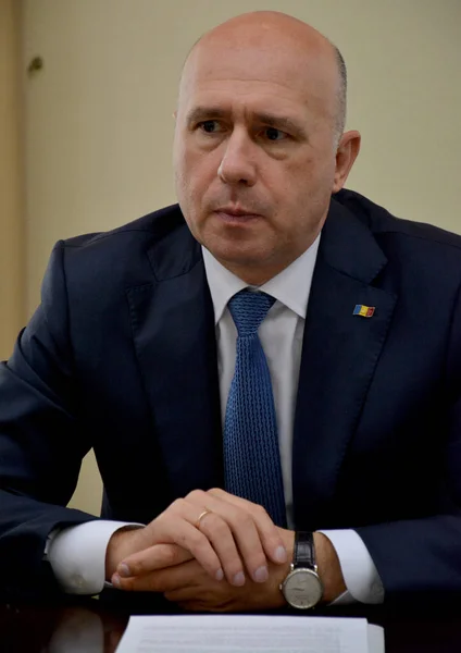 Chisinau, Moldavia. 6 de octubre de 2016 - Primer Ministro de Moldavia , — Foto de Stock