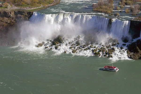 Cataratas del Niágara Vista aérea, Cataratas Canadienses — Foto de Stock