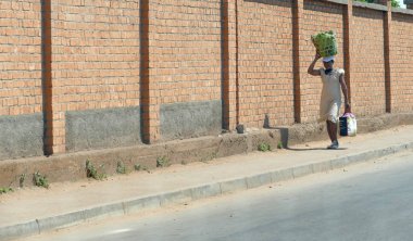 Antananarivo, Madagaskar. 24th Kasım 2016: İnsanlar etkinliğinde