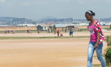 Antananarivo, Madagaskar. 24th Kasım 2016: İnsanlar etkinliğinde