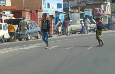 Antananarivo, Madagaskar. 24th Kasım 2016: İnsanlar etkinliğinde