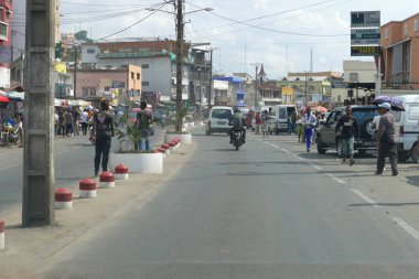 Antananarivo, Madagaskar. 24th Kasım 2016: İnsanlar etkinliğinde