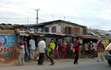 Antananarivo, Madagaskar. 24th Kasım 2016: İnsanlar etkinliğinde