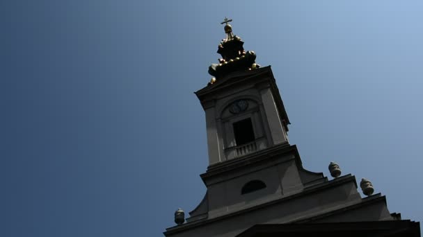 Belgrado, Serbia. 13 de agosto de 2015: Día de verano en la ciudad Belgrado — Vídeo de stock