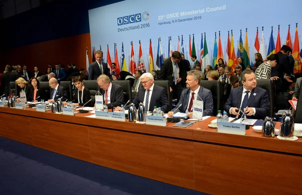 23 ハンブルクの Osce 閣僚評議会 — ストック写真