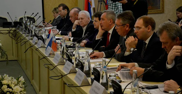 副总理对俄罗斯的德米特里 · 罗戈津 — 图库照片