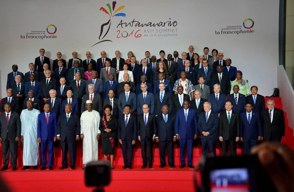 XVI Франкофонический саммит в Антананариву — стоковое фото