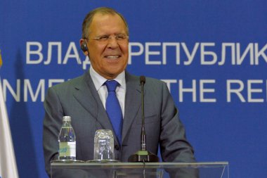  Rusya Dışişleri Bakanı Sergey Lavrov resmi ziyaret için Sırbistan