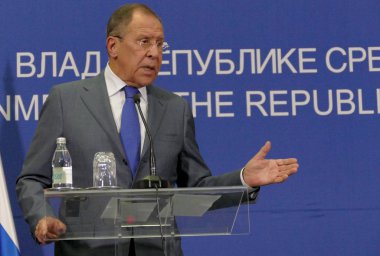  Rusya Dışişleri Bakanı Sergey Lavrov resmi ziyaret için Sırbistan