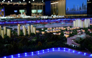 Bir şehir mimarisi, Bina ve park modeli modeli