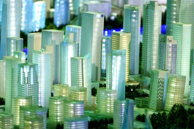 Bir şehir mimarisi, Bina ve park modeli modeli