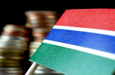 Gambiya bayrak sallayarak para yığını ile makro paralar