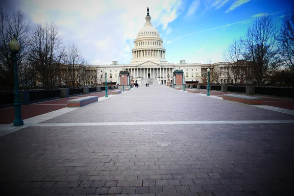 Washington DC, Estados Unidos. 2 de febrero de 2017 - Capitol Hill Building en Washington DC — Foto de Stock