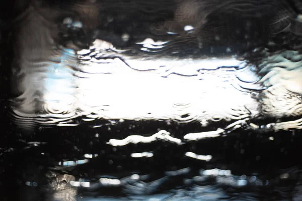 Blurred Background Window Sprayed Water — Stock Photo, Image