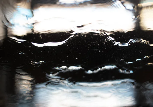 Fondo Borroso Ventana Rociado Con Agua —  Fotos de Stock