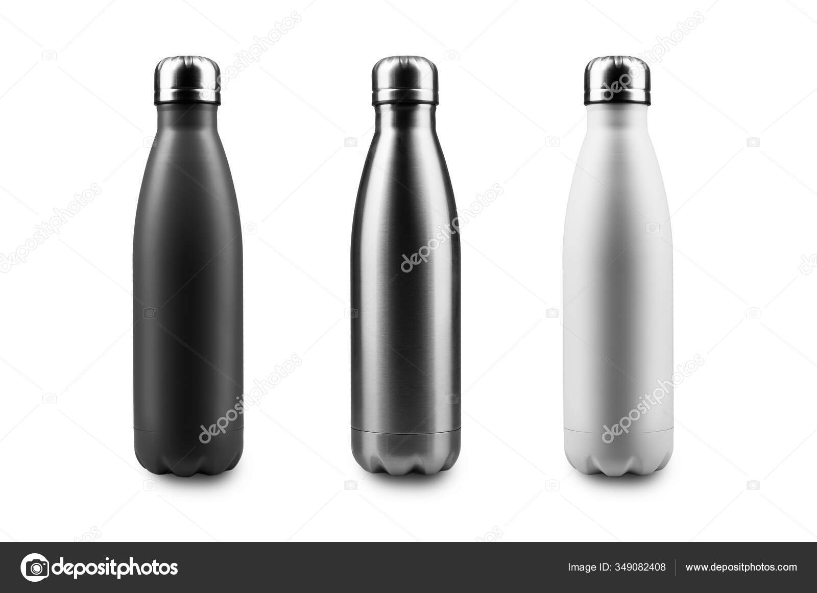Download Black Silver White Thermo Bottles Water Mockup Closed Special Cap Royalty Free Photo Stock Image By C Fedcophotography 349082408