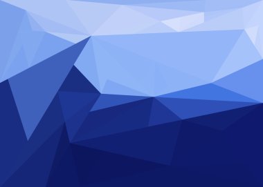 arka plan mavi üçgen ile