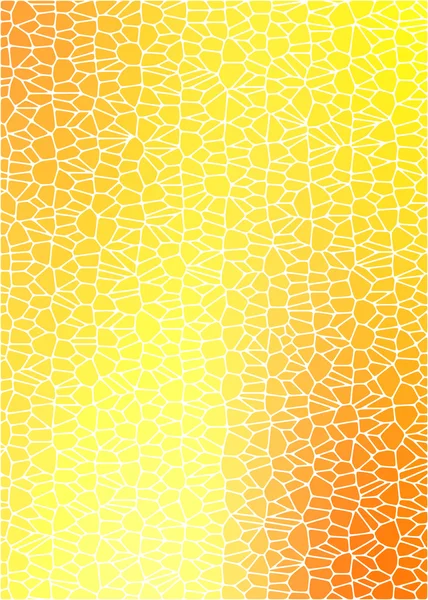 Fondo abstracto azulejo naranja-amarillo — Vector de stock