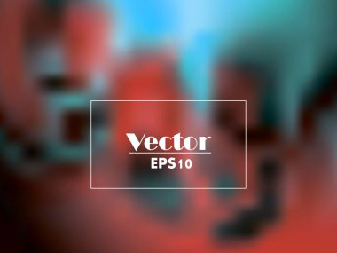 Kırmızı ve zümrüt renklerin soyut vektör gradyanı