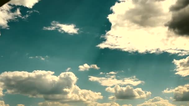 Zeitraffer-Wolken in der Dynamik — Stockvideo