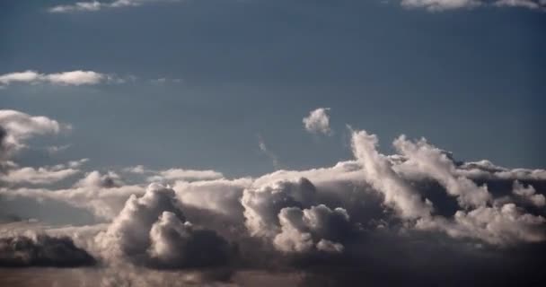 60P Dynamische Regenwolken Vorming Weersverandering Seizoen Klimaat — Stockvideo