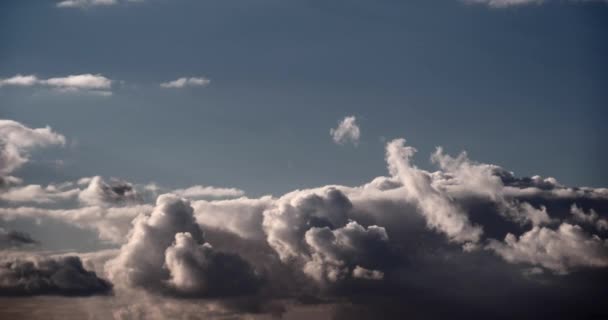 Dynamische Regenwolkenbildung Wetterumschwung Saisonklima — Stockvideo