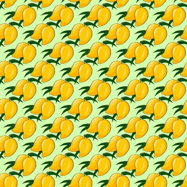 El patrón de los mangos . — Vector de stock